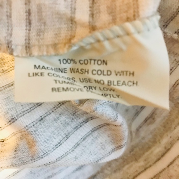 Vintage 90s Sailboat Boat Gray Striped USA T Shirt - Picture 6 of 6